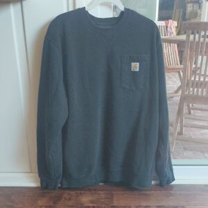Carhartt Black Sweatshirt Classic Crewneck Design